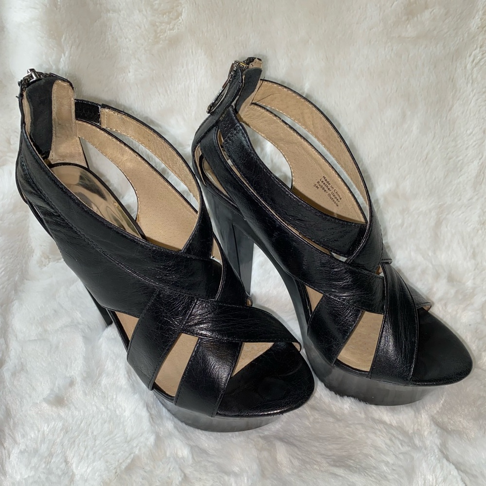 MICHAEL KORS Nora Platform Sandals Black 6M